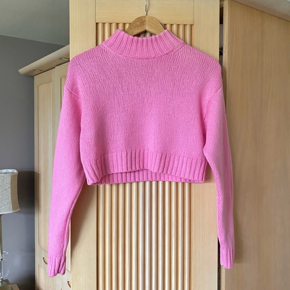 Aritzia Sweaters - Aritzia Wilfred Free Harper Sweater pink rose